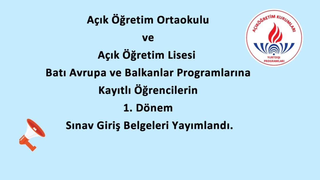 Öğrencilerimizin Dikkatine